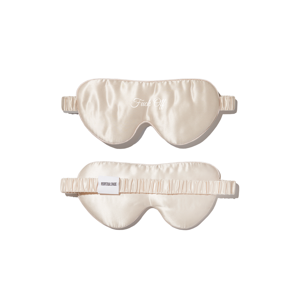 Fuck Off Hyaluronic Acid Silk Sleep Mask