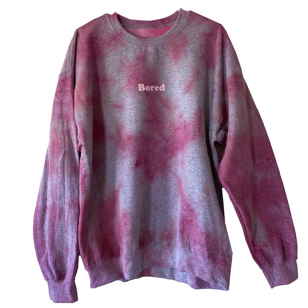 Pink tie dye crewneck new arrivals